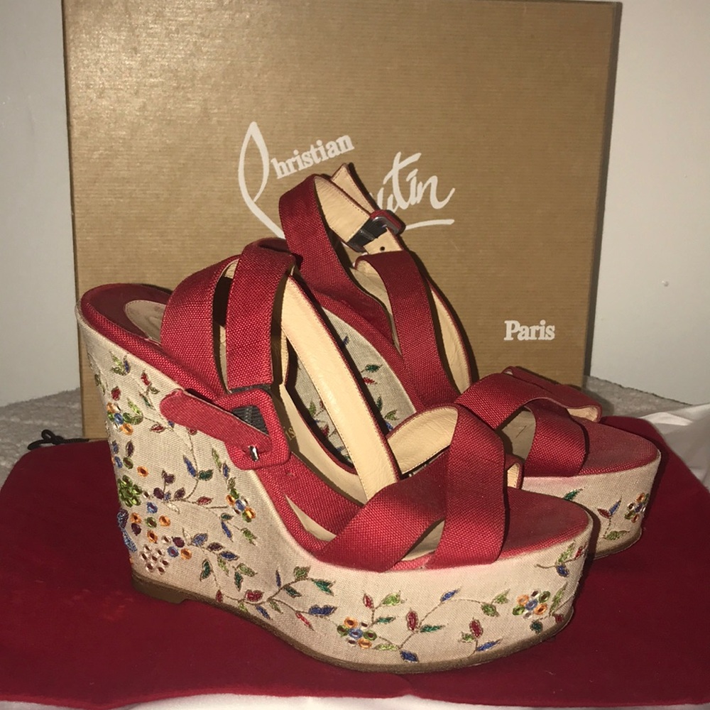 Christian Louboutin wedges
